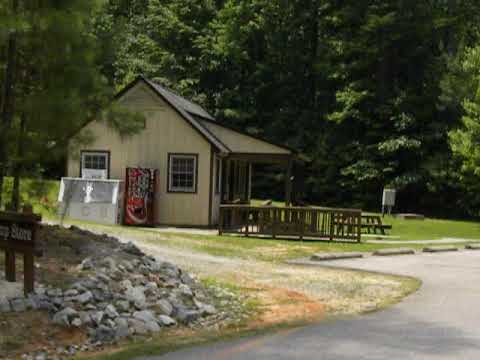 Here is another view of some of the campsites, including the one where I was.