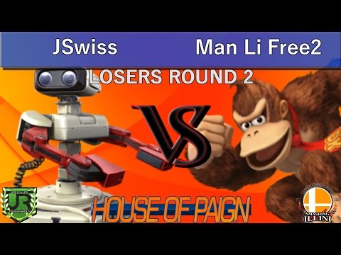 House of Paign VIII  LOSERS ROUND 2 - JSwiss  (ROB) vs Man Li Free2 (Donkey Kong)