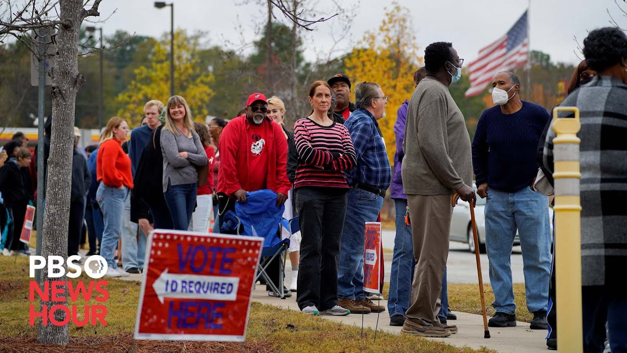 Candidates make final push in Georgia with critical Senate seat on the line