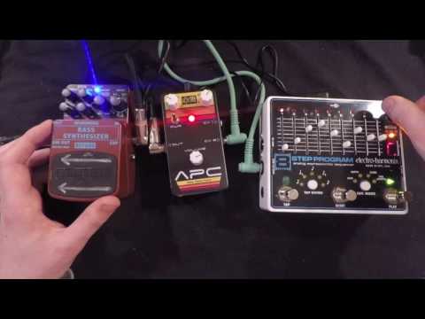 Synthrotek APC with EHX 8 Step Program and Behringer BSY600 Bass Synthesizer