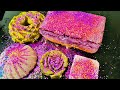 Biggest Homemade Jumbo Multicolored Mega Block Dual Colour Reforms Soft Dusty Crush ASMR