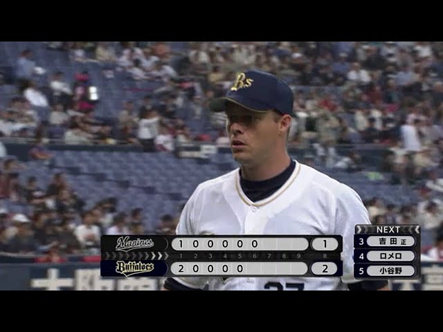 バファローズ・アルバース 来日初登板で8奪三振の好投