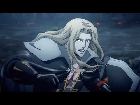 Alucard defends Castle from VAMPIRE SIEGE - Castlevania Season 4
