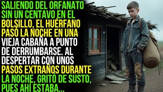 HUÉRFANO SIN DINERO DUERME EN UNA CABAÑA A PUNTO DE SER DEMOLIDA... PERO AL DESPERTAR...