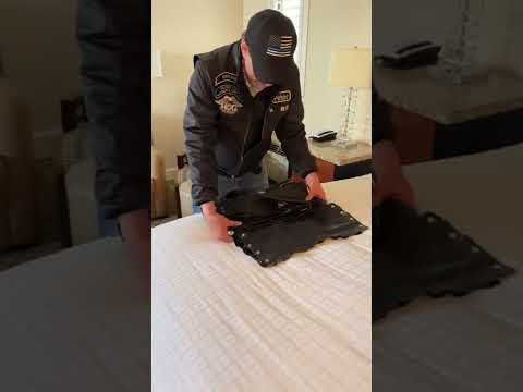 How to fold your Chaps into a chap pack  by Peter