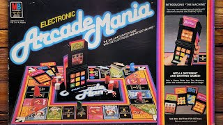 1983 ARCADE MANIA | Board Game Meets Video Game from Milton Bradley