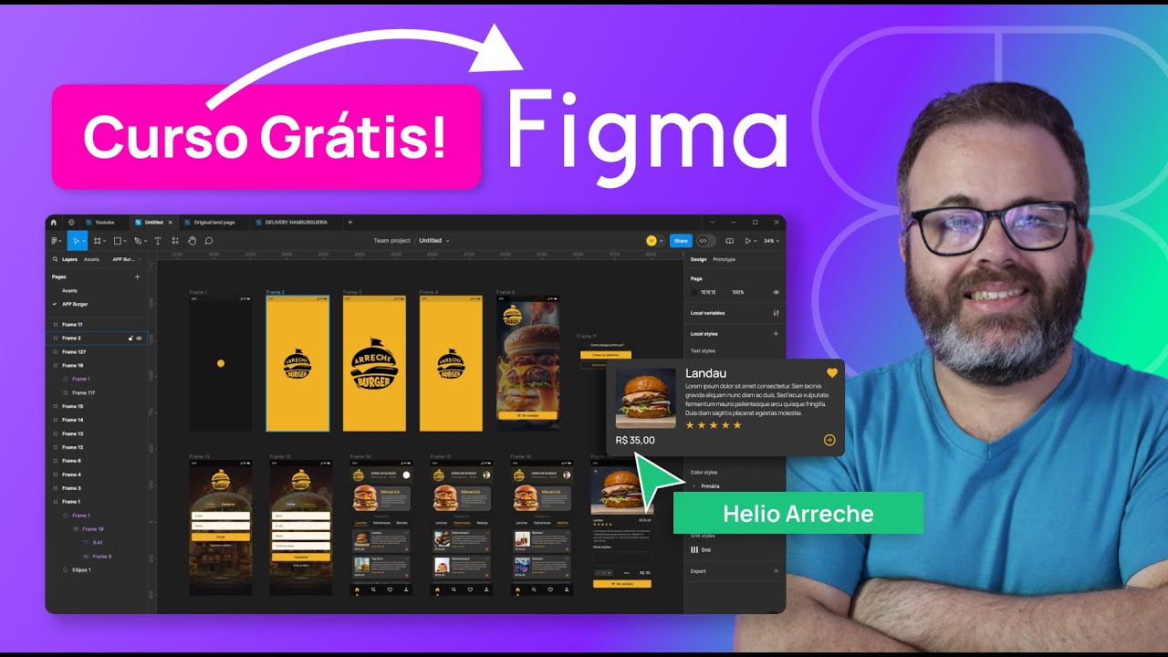 Curso Grátis de Figma do Zero ao Design pronto!