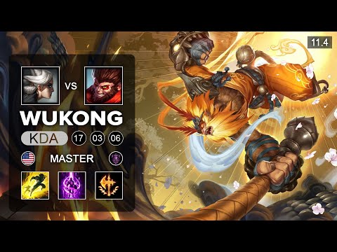 Wukong Top vs Camille - NA Master Patch 11.4