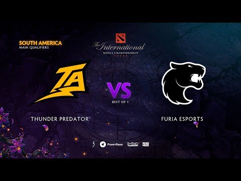 Thunder Predator vs FURIA Esports, TI9 Qualifiers SA, bo1 [Eiritel & LighTofHeaveN]