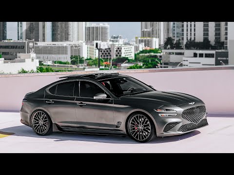 New M&S America Side Skirts and Cup Wings for the Genesis G70 2022