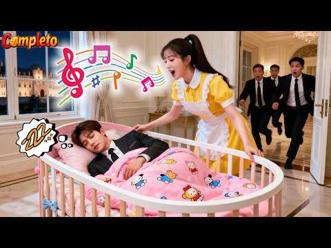 CEO 30 Años con Insomnio—Sirvienta Pobre Lo Mece en Cuna y Canta Nana, Por Fin Duerme—¡Nace Amor!