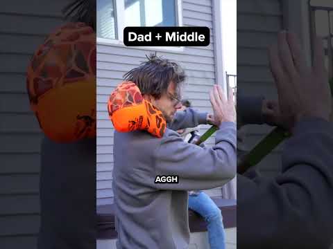 Doing yardwork with your kids #shorts