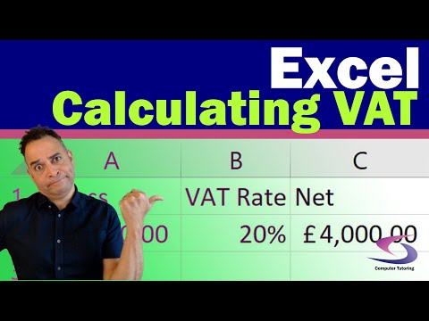 Part of a video titled How to Calculate VAT in Excel? - YouTube