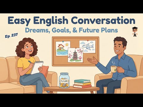 Easy English Conversation | Dreams, Goals & Future Plans | Speak English Practice | English Podcast