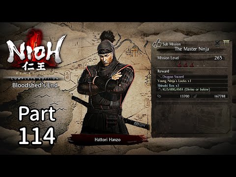 NIOH REMASTERED [PS5] [DLC 3] - 100% Walkthrough - Sub Mission: The Master Ninja