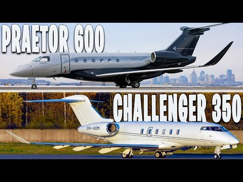 Embraer Praetor 600 vs Bombardier Challenger 350