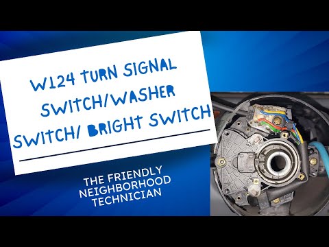 W124 Turn Signal Switch, Wiper Switch, Bright Switch