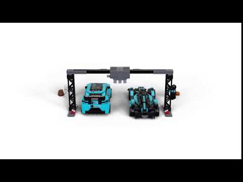 Конструктор LEGO Speed Champions «Formula E Panasonic Jaguar Racing GEN2 car & Jaguar I-PACE eTROPHY» 76898 / 565 деталей