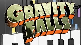 Gravity Falls – Theme – Piano Tutorial (Synthesia MIDI Cover)