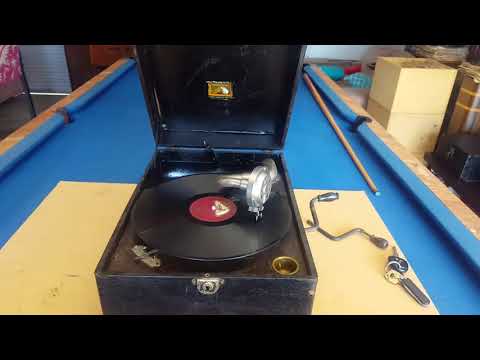 HMV model 88 Portable Gramophone