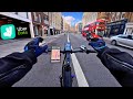 Delivering UberEats Deliveroo On A New E Bike Terrible Drivers Soup Spillage In Hackney