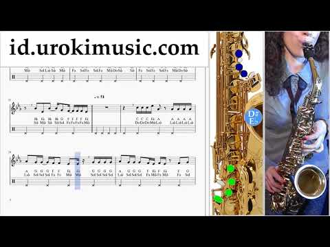 Belajar Saksofon (Alto) Selena Gomez - Back To You Not Tabulasi um-ih592