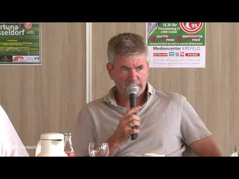 Pressekonferenz vor dem Testspiel TSV Bockum - Fortuna Düsseldorf vom 08.08.2019