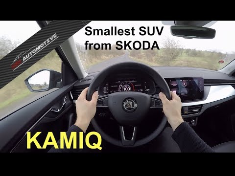 Skoda Kamiq 1.6 TDI 85 kW POV Test Drive + Acceleration 0 - 200 km/h