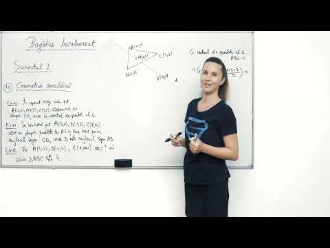 Geometrie Analitică. Formule și aplicații – Pregătire Bacalaureat Matematică, Model Subiect I