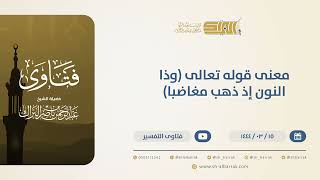 صورة معنى قوله تعالى: {وَذَا النُّونِ إِذْ ذَهَبَ مُغَاضِبًا}؟ - الشيخ عبدالرحمن البراك (10497)