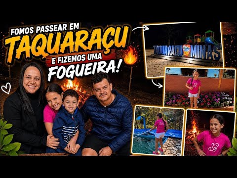 Fizemos uma fogueira em Taquaraçu de Minas 🔥