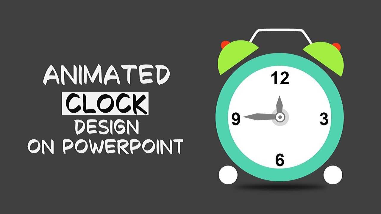 How to create a PowerPoint clock animation?