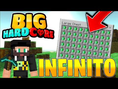 La mia FARM di SMERALDI nella BIG HARDCORE! - Minecraft ITA