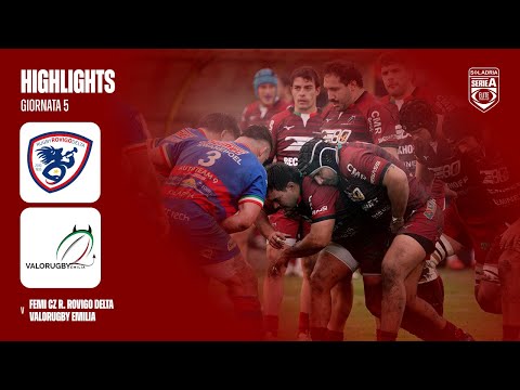 Highlights Femi Cz R. Rovigo Delta vs Valorugby Emilia (06/12/2025)