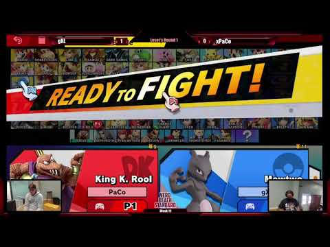 The Vero Standard 19- PaCo (Kazuya, King K Rool) vs GxL (Mewtwo)- Loser's Round 1
