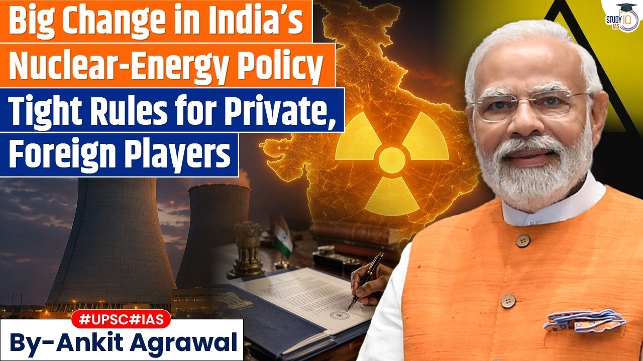 Big Change in India’s Nuclear-Energy Policy | Ankit Agrawal Study IQ