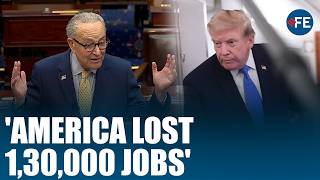 '130,000 Jobs Lost to Illegal Tariffs' Schumer Slams Trump’s “Catastrophic” Economic Record