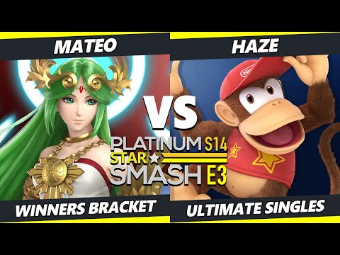 PSS S14:E3 - Mateo (Palutena) Vs. Haze (Diddy Kong) SSBU Ultimate Tournament
