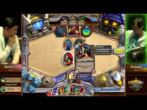 StrifeCro vs. Kolento - Group D - Match 3 - Hearthstone World Championship 2014