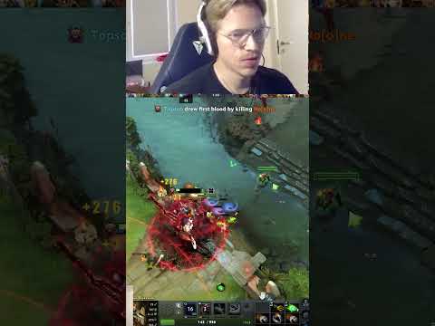 TOPSON WIN MID VERSUS NOON ON PUDGE IN DOTA 2 #dota2 #gamer #gaming #outplay #twitch