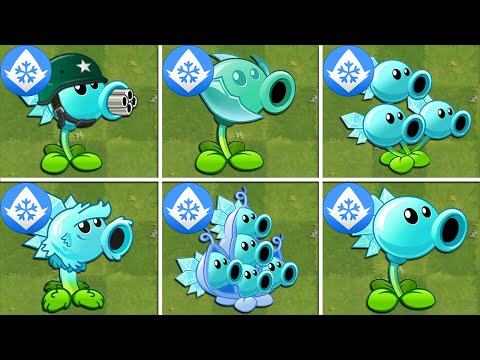 Plants vs Zombies 2 Final Boss - Every Ices Plants Level 999999 Attack PvZ 2 Final Bosses Fight!