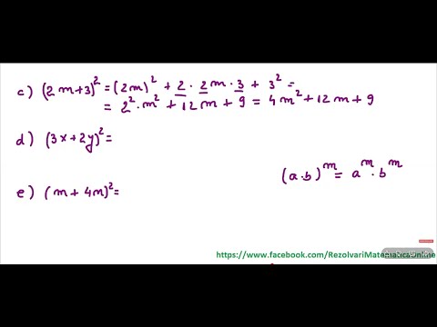 Cl. a VII-a - Formule de calcul prescurtat  - exercitiul 1