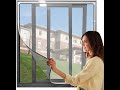 Magnetic Window Screen Installation steps