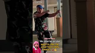 Download lagu 'AKU SEKUAT HATI BERTAHAN' Mantol Pak TNI jogetnya keren banget #shorts #dance #hiburan mp3