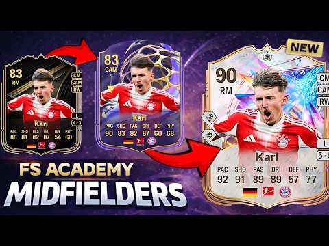 MUST USE MIDFIELDERS for FUTURE STARS ACADEMY!