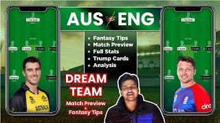 AUS VS ENG Dream11 Team Prediction, ENG vs AUS Dream11, Australia vs England Dream11: Fantasy Tips