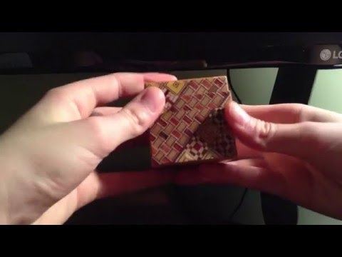 Yosegi 2 Sun 12 Step Japanese Puzzle Box Opening And Closing Tutorial