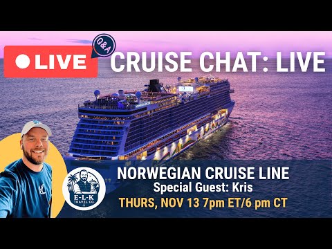 Thumbnail for 🚢 Cruise Chat: LIVE — Tonight with Norwegian Cruise Line