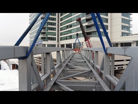 Building a bridge from K2 Apartments to Jewel-Osco