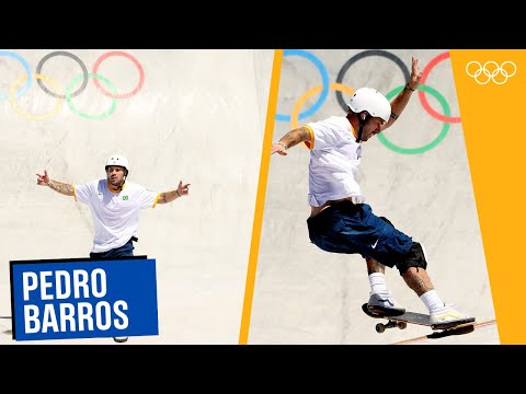 Pedro Barros en finale du park aux Jeux de Tokyo, le run qui lui vaut l'argent